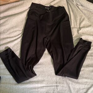 No front seam  Black Leggings